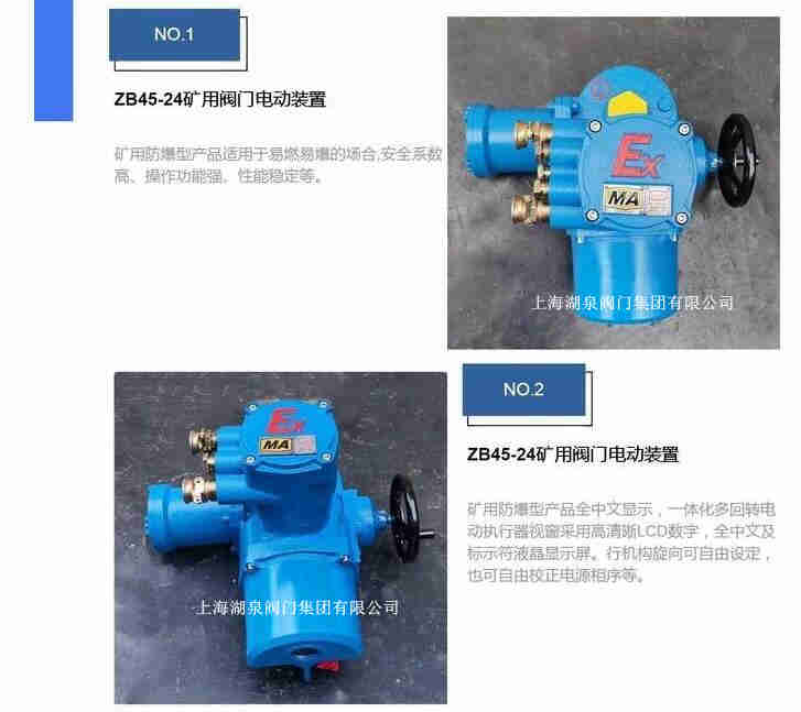 防爆型閥門電動裝置說明書，技術條件